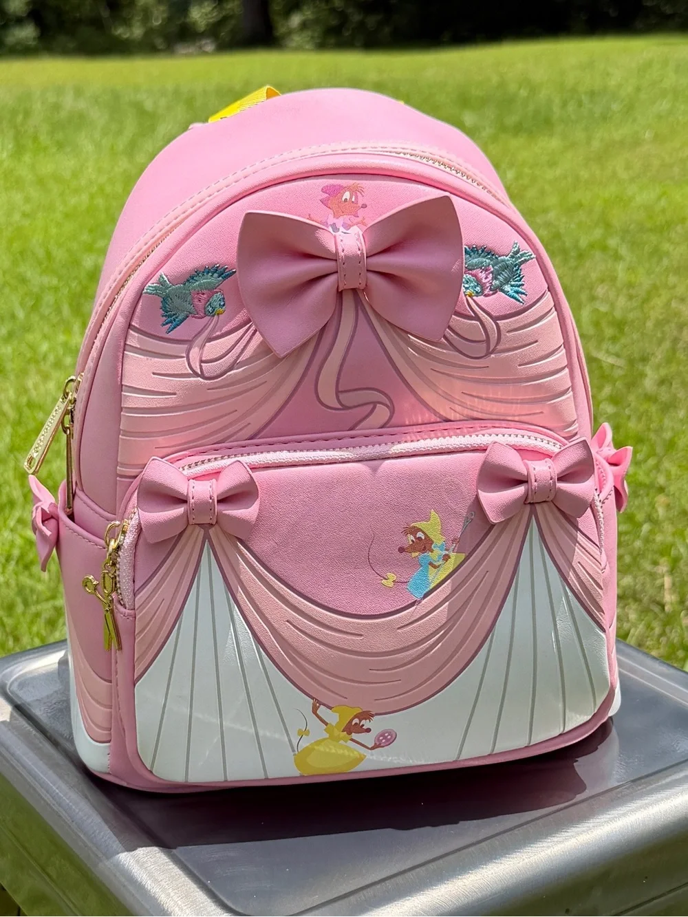 Loungefly Disney Cinderella 70th Anniversary Pink Dress Mini Backpack